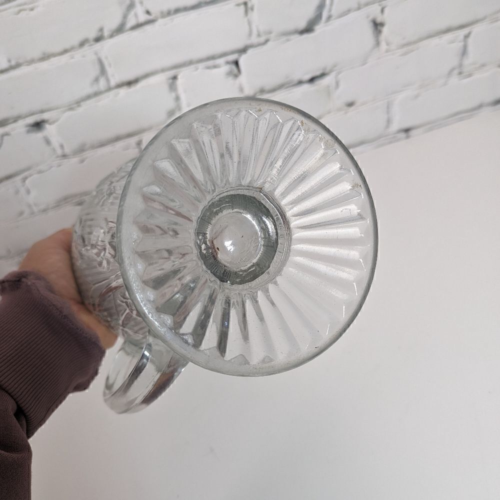 Jeanette Glass Iris Pitcher in clear - Picture 5 of 7